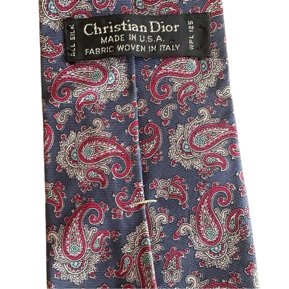 Christian Dior All Silk Neck Tie - Picture 2 of 15